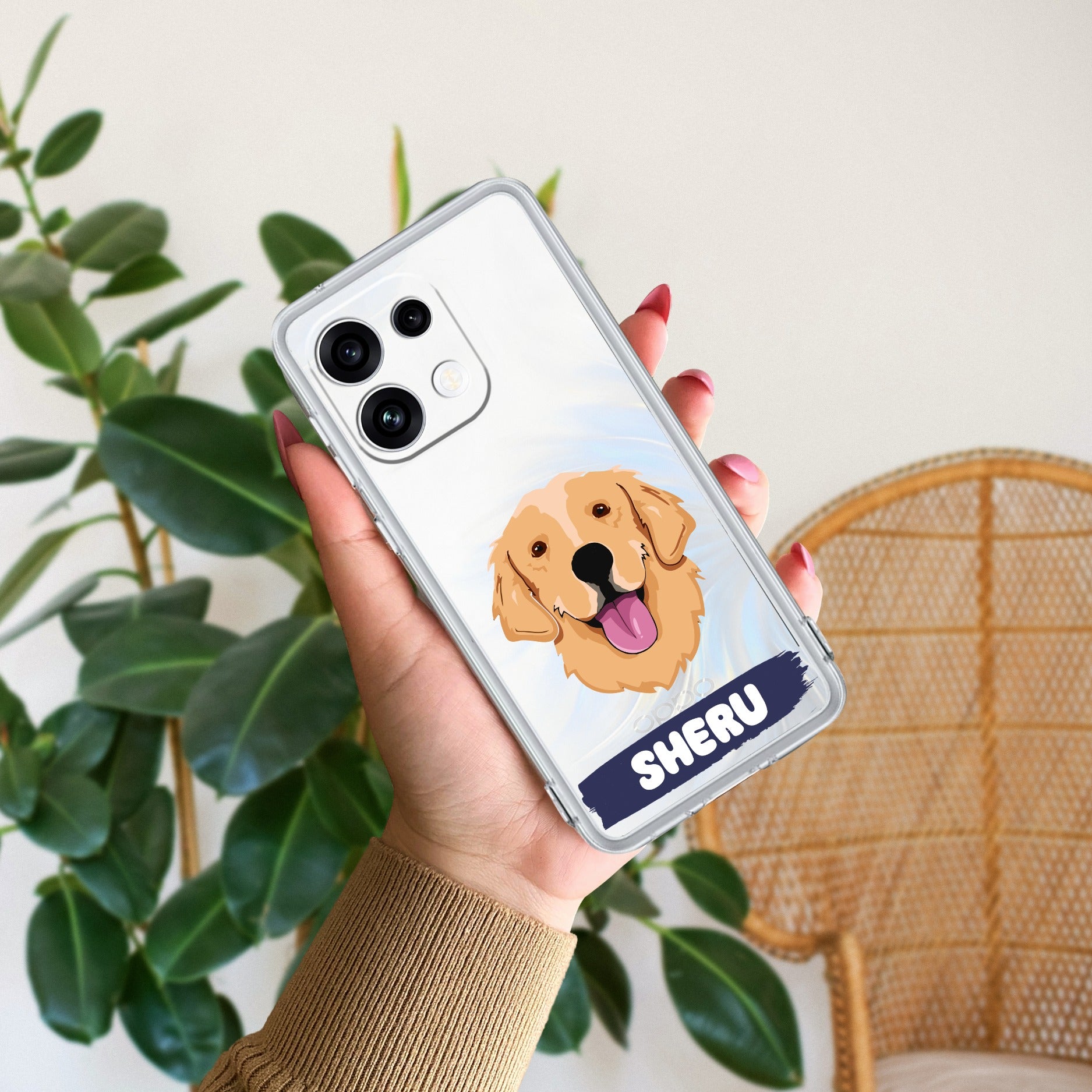 Dog Lovers Customize Anti Yellow Case For Oppo Reno 16C 5G