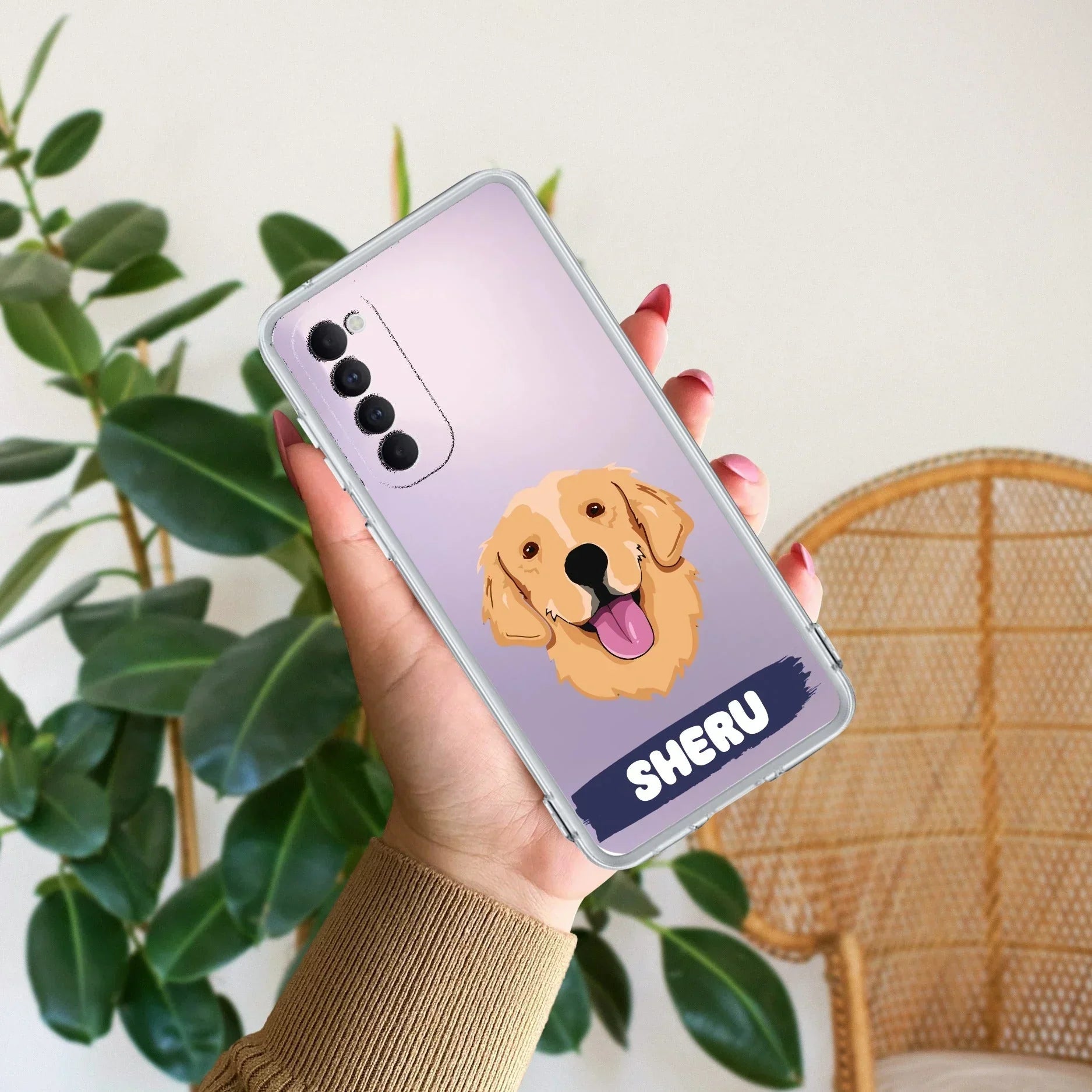 Dog Lovers Customize Anti Yellow Case For Oppo Reno 4 Pro