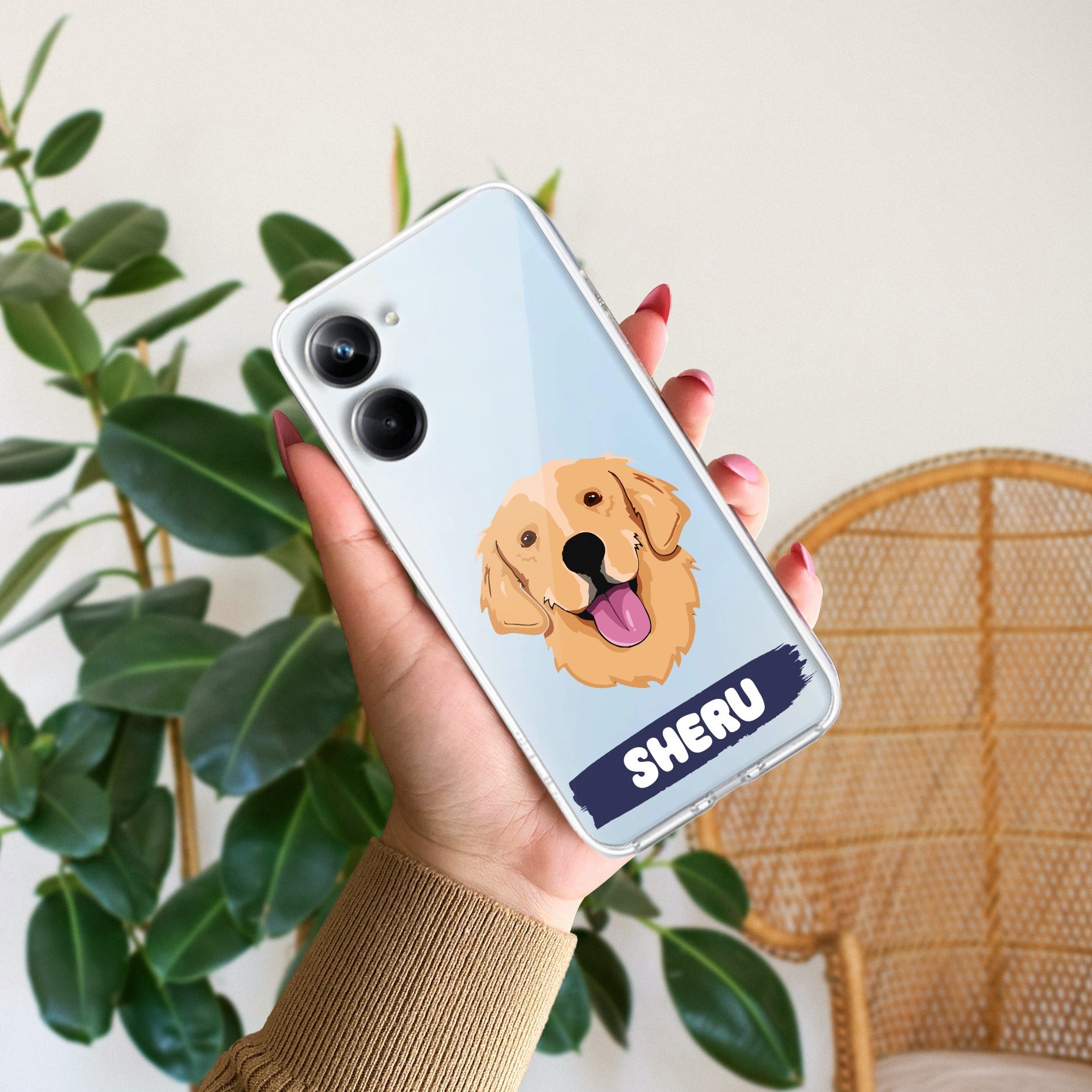 Dog Lovers Customize Anti Yelllow Case For Realme 10 Pro 5G