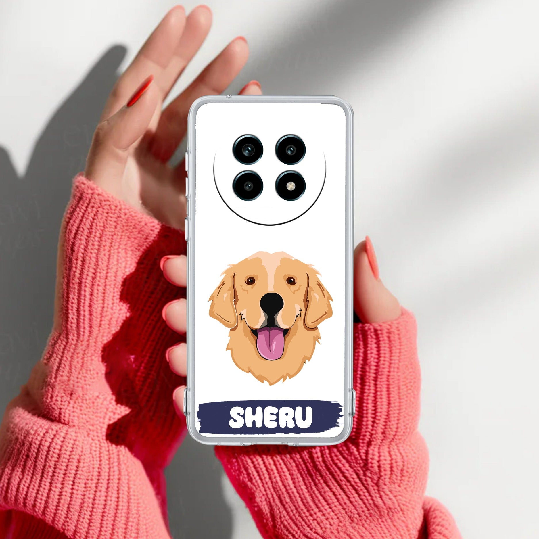 Dog Lovers Customize Transparent Silicon Case For Realme 14 Pro Lite 5G