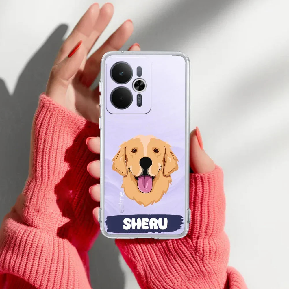 Dog Lovers Customize Anti Yelllow Case For Realme 14T 5G