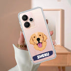Dog Lovers Customize Transparent Silicon Case For Realme GT 7T 5G