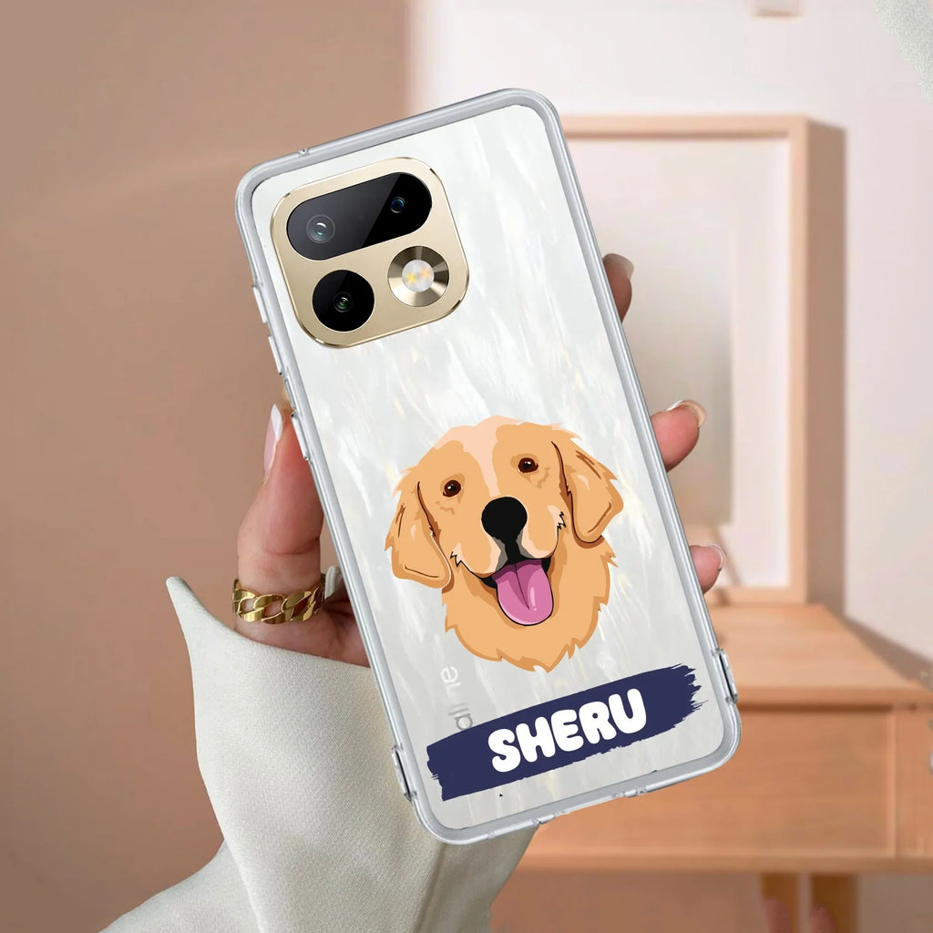 Dog Lovers Customize Transparent Silicon Case For Realme 15 5G