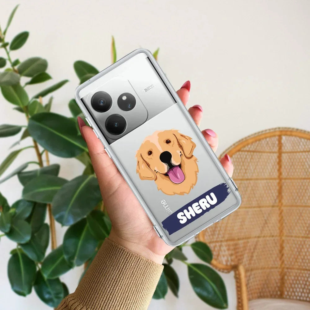 Dog Lovers Customize Transparent Silicon Case For Realme Narzo 70 Pro 5G