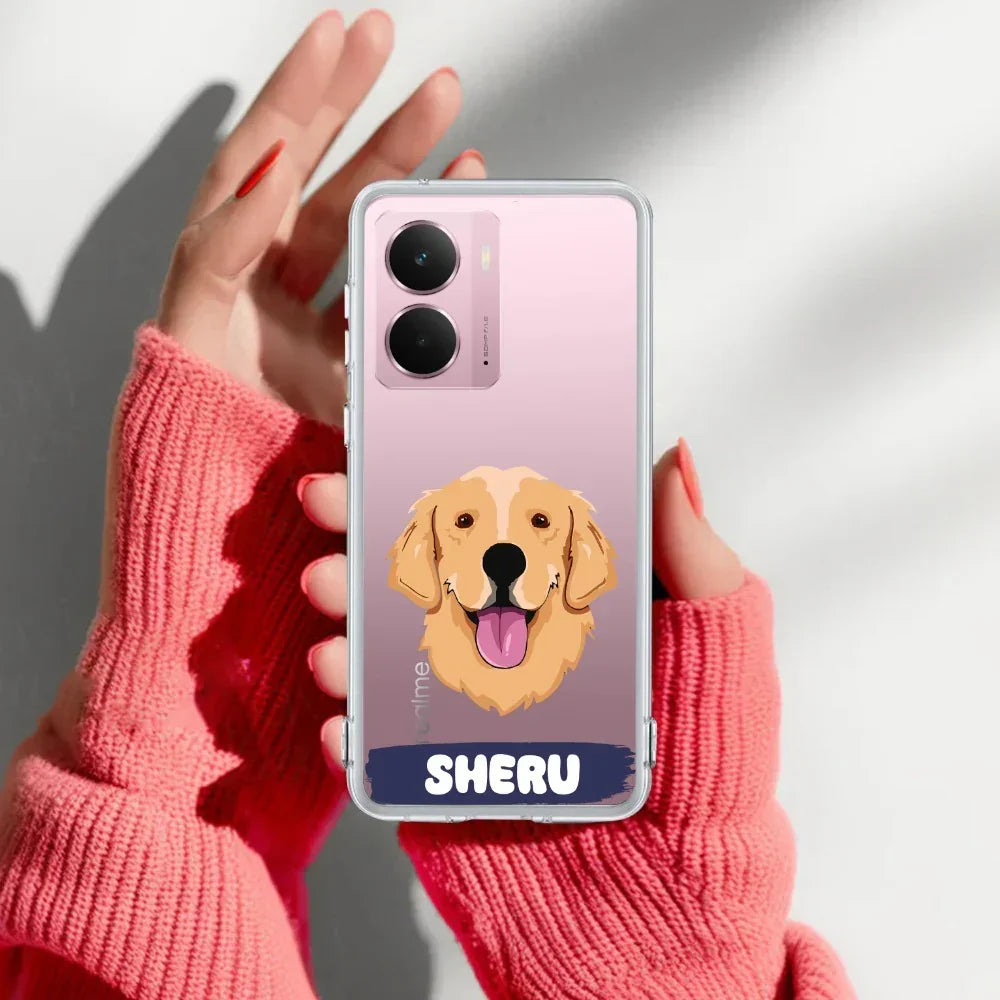 Dog Lovers Customize Transparent Silicon Case For Realme 13 5G