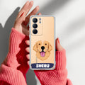 Dog Lovers Customize Transparent Silicon Case For Realme Narzo 80x 5G
