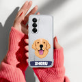 Dog Lovers Customize Transparent Silicon Case For Realme P4x 5G