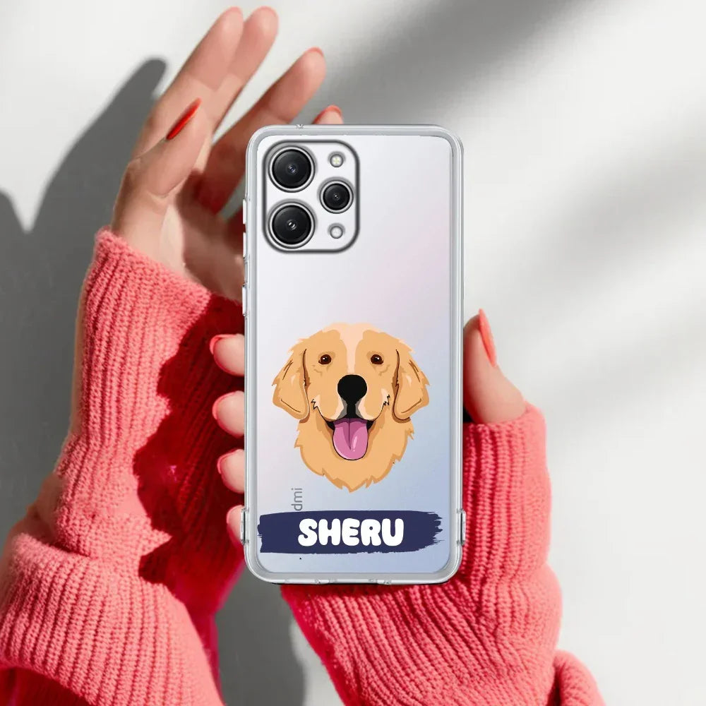 Dog Lovers Customize Transparent Silicon Case For Redmi 12 4G