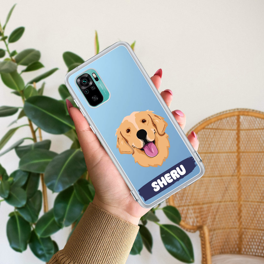 Dog Lovers Customize Transparent Silicon Case For Redmi Note 10 / 10S