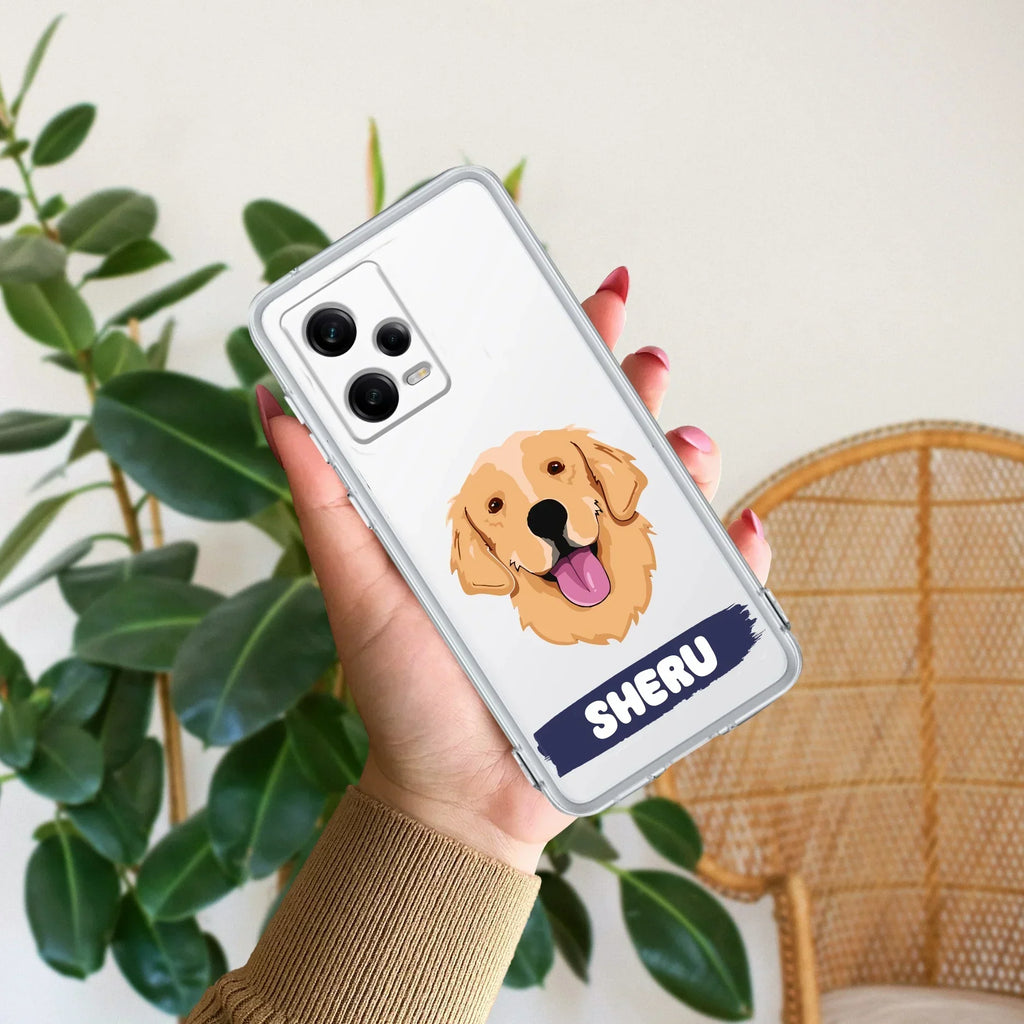 Dog Lovers Customize Transparent Silicon Case For REDMI Note 14 SE 5G