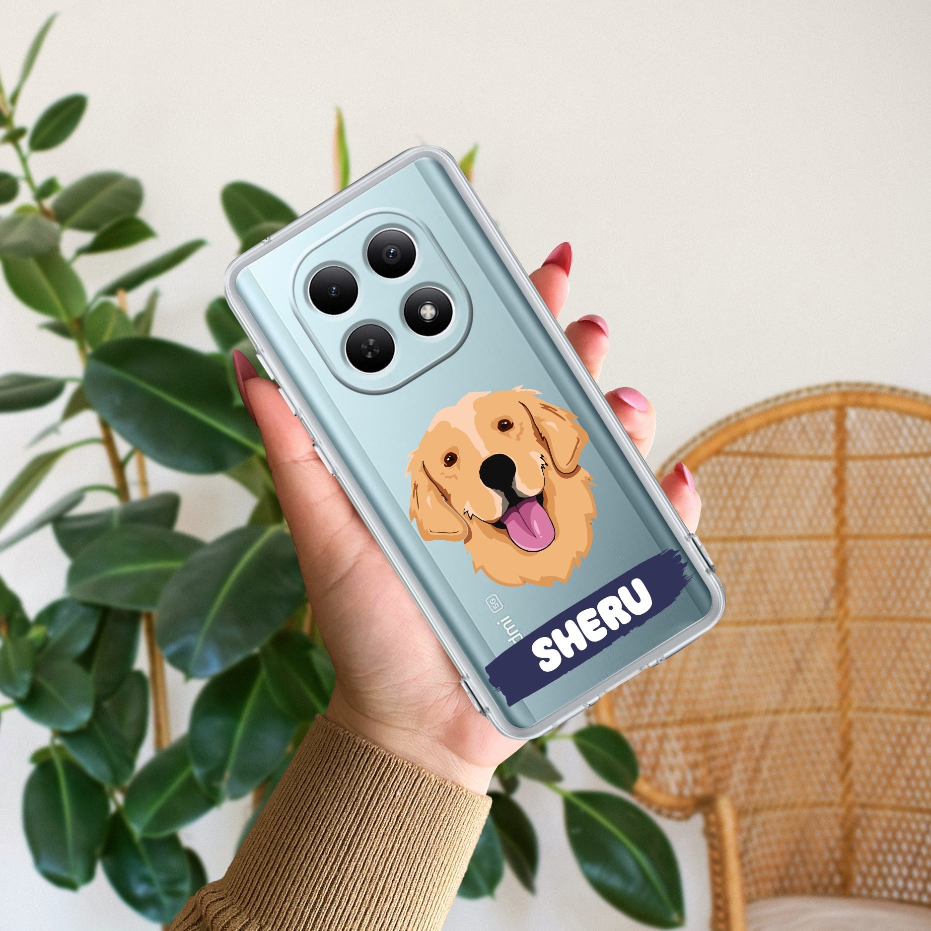 Dog Lovers Customize Transparent Silicon Case For Redmi Note 15 5G