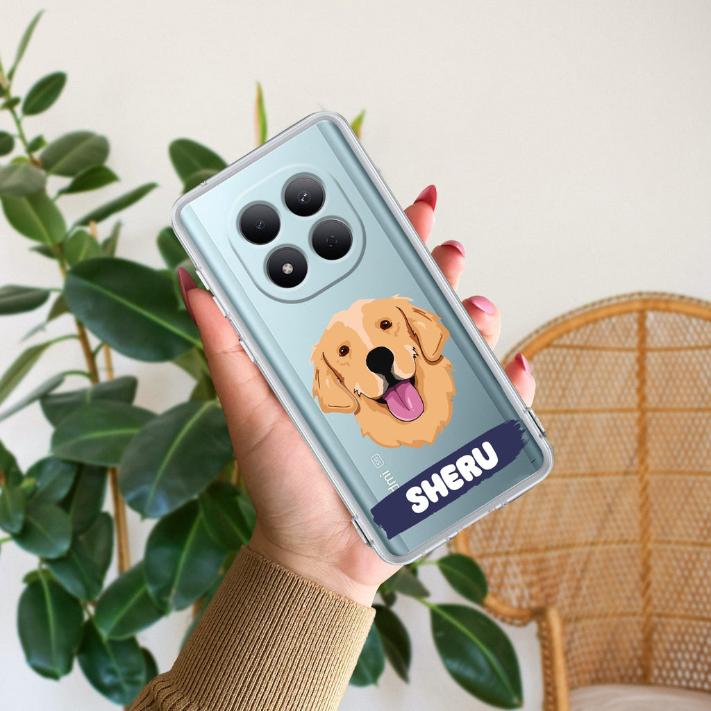 Dog Lovers Customize Transparent Silicon Case For Redmi Note 15 Pro Plus 5G