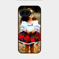 Doll Design Glossy Metal Case Cover For Google Pixel 9A 5G