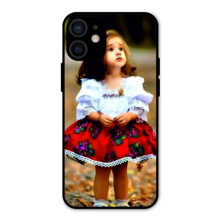 Doll Design Glossy Metal Case Cover For iPhone 12 mini