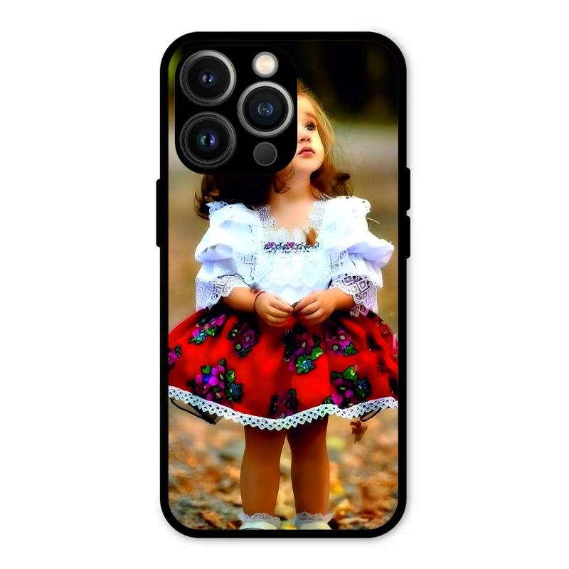 Doll Design Glossy Metal Case Cover For iPhone 13 Pro Max