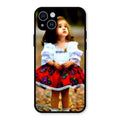 Doll Design Glossy Metal Case Cover For iPhone 14 Plus