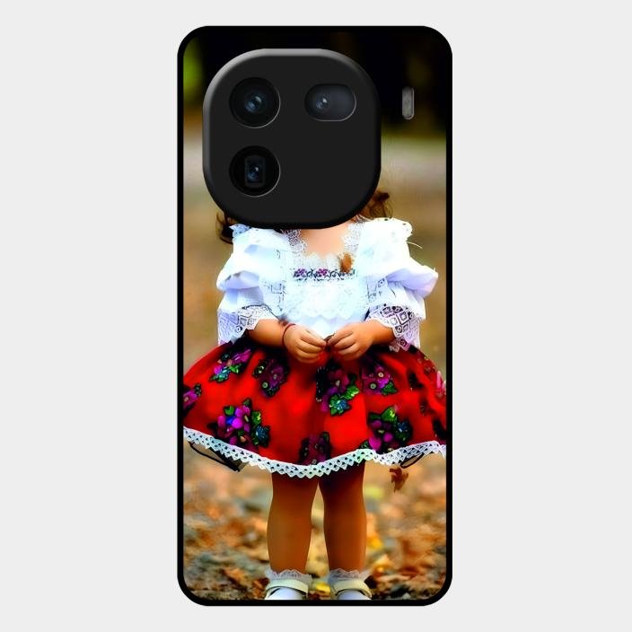Doll Design Glossy Metal Case Cover For Iqoo 12 5G