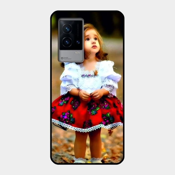 Doll Design Glossy Metal Case Cover For Iqoo 9 5G