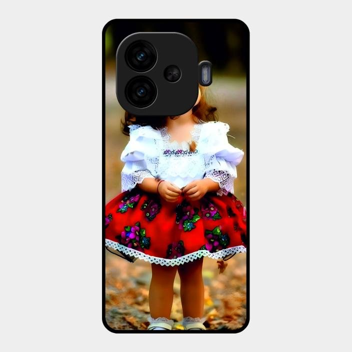 Doll Design Glossy Metal Case Cover For Iqoo Neo 10R 5G