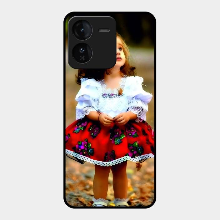 Doll Design Glossy Metal Case Cover For Iqoo Z9 5G