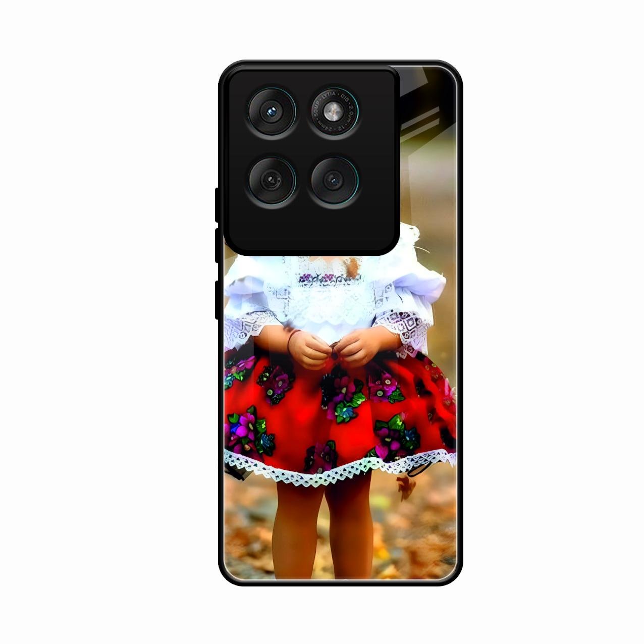 Doll Design Glossy Metal Case Cover For Motorola Edge 60 Pro 5G