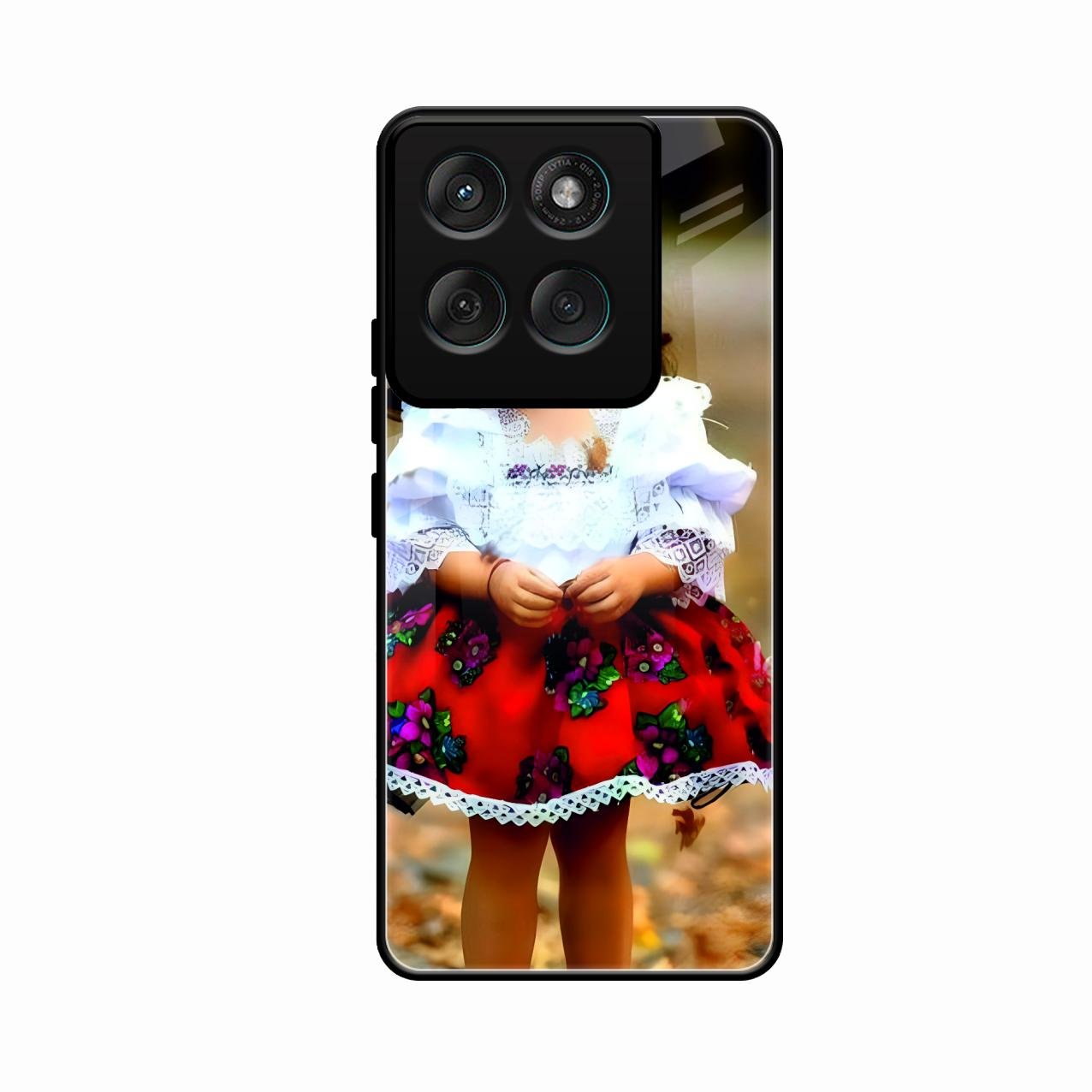 Doll Design Glossy Metal Case Cover For Motorola Edge 70 5G