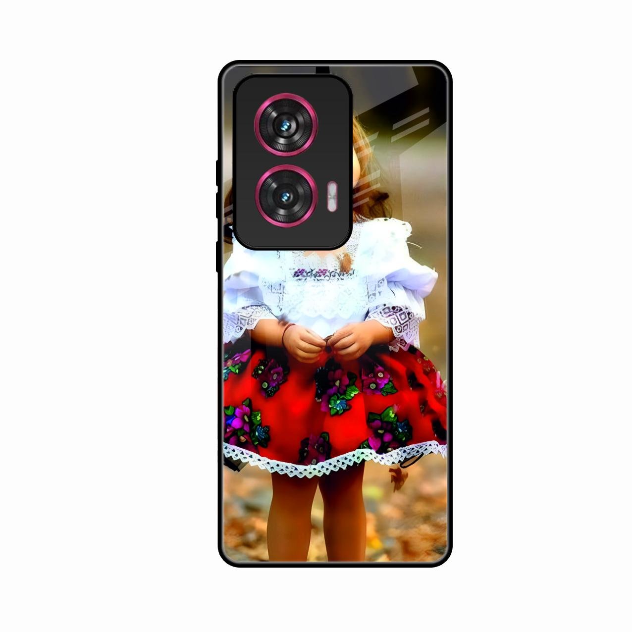 Doll Design Glossy Metal Case Cover For Motorola G85 5G