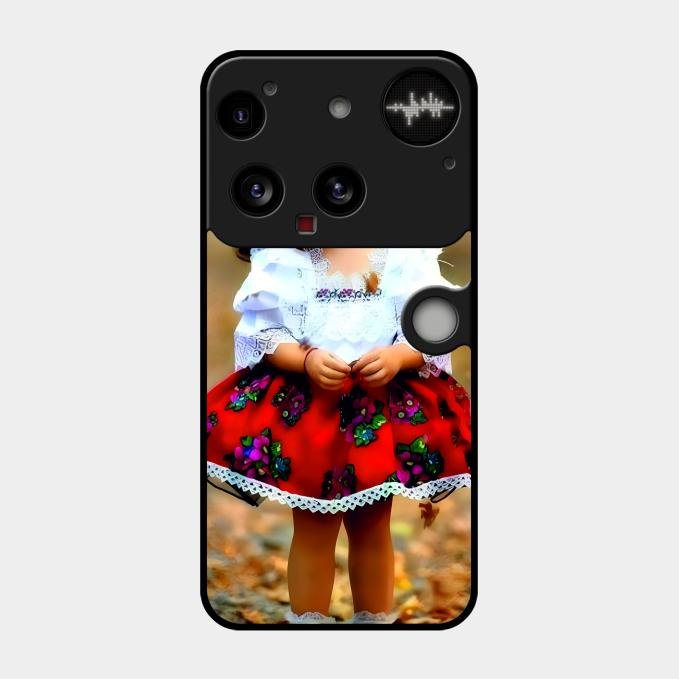 Doll Design Glossy Metal Case Cover For Nothing Phone 3 5G