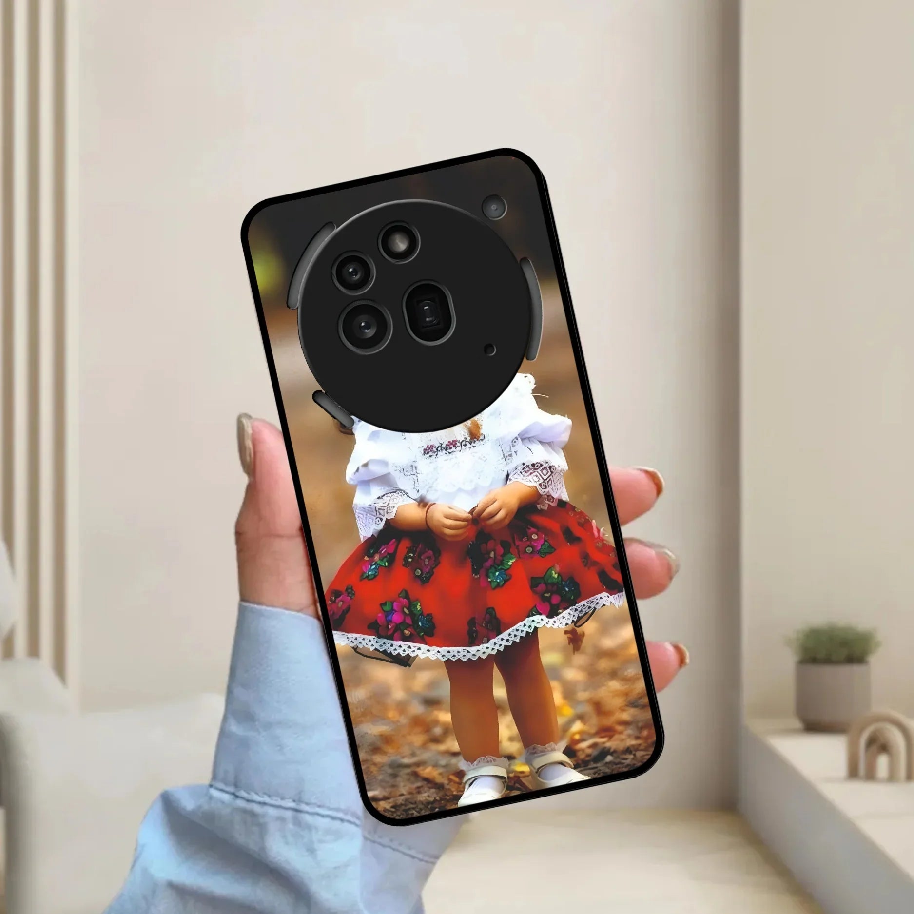 Doll Design Glossy Metal Case Cover For Nothing - ShopOnCliQ