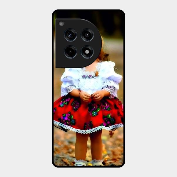 Doll Design Glossy Metal Case Cover For Oneplus 12R 5G