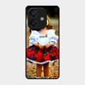 Doll Design Glossy Metal Case Cover For Oppo A3X 5G