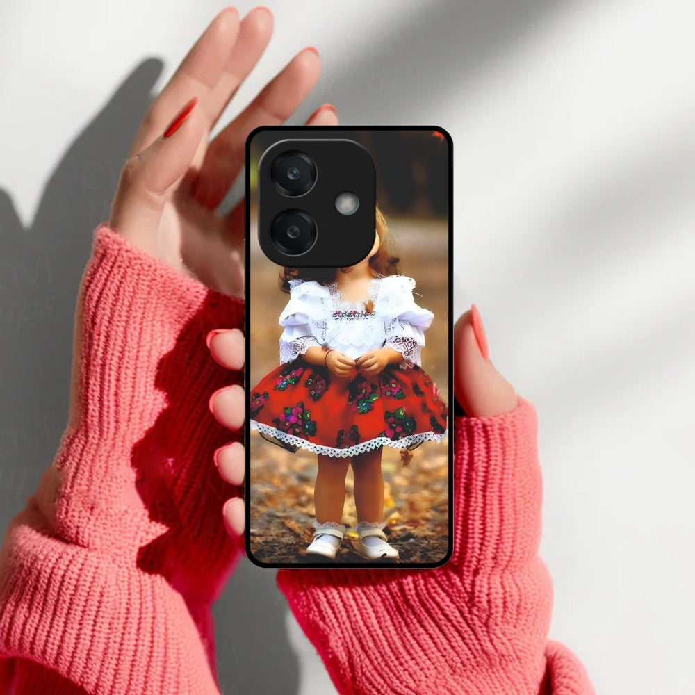 Doll Design Glossy Metal Case Cover For Oppo