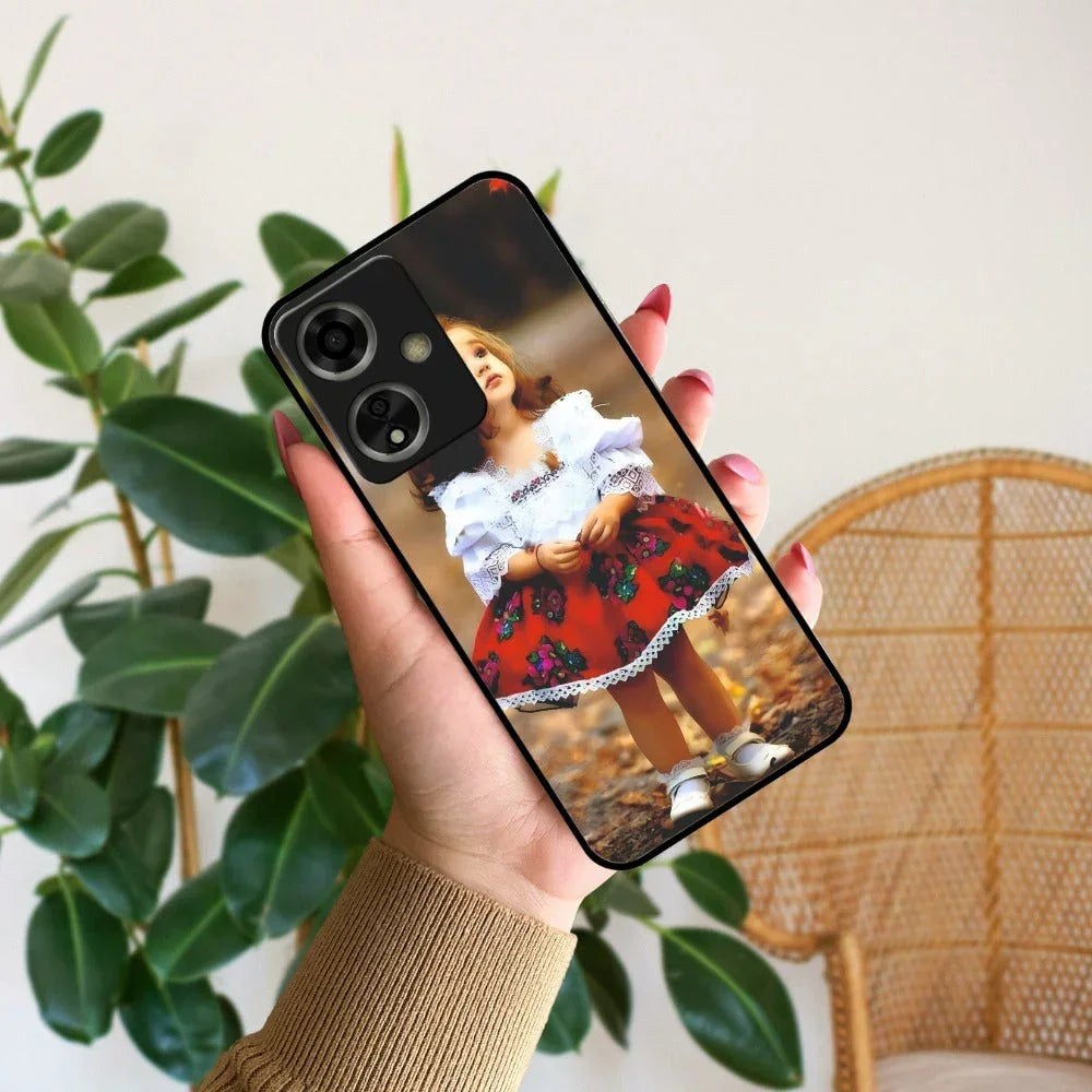 Doll Design Glossy Metal Case Cover For Oppo - ShopOnCliQ
