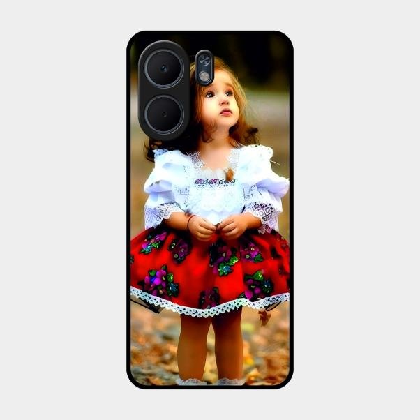 Doll Design Glossy Metal Case Cover For Oppo A5X 5G