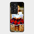 Doll Design Glossy Metal Case Cover For Oppo F25 Pro 5G