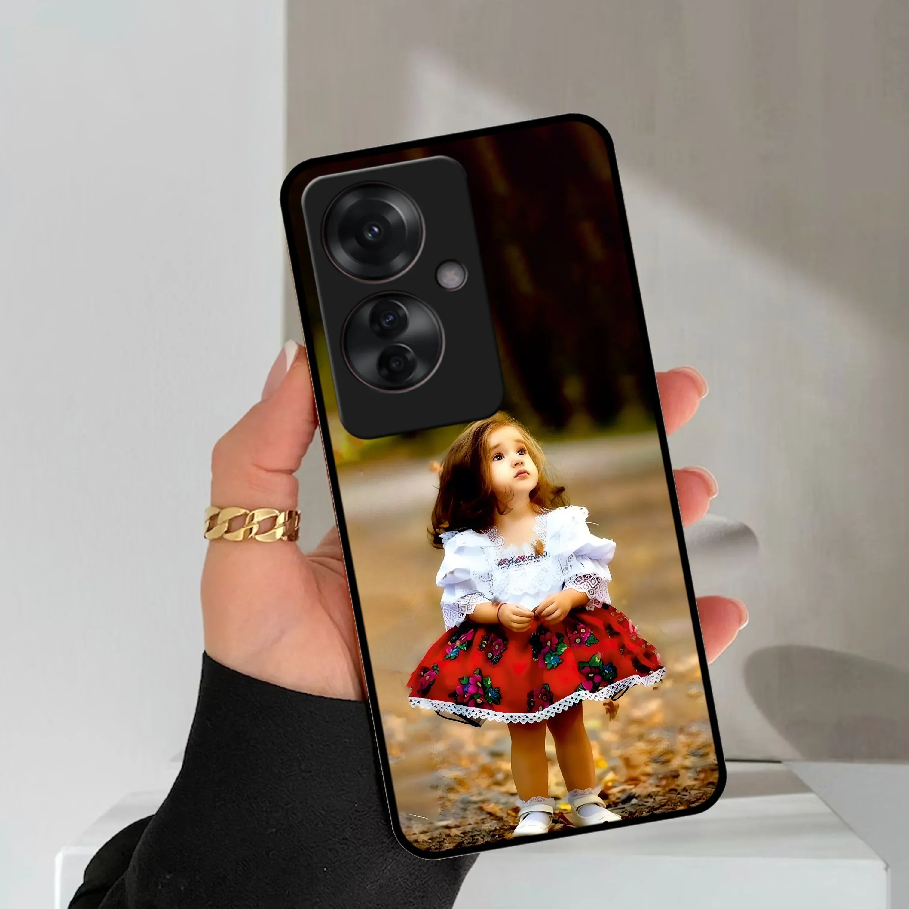 Doll Design Glossy Metal Case Cover For Oppo - ShopOnCliQ