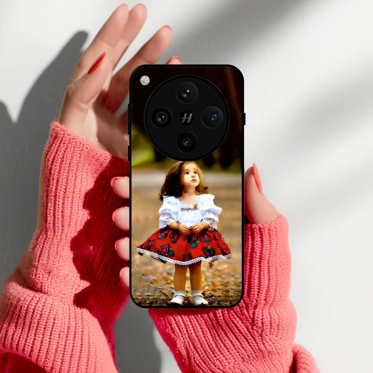 Doll Design Glossy Metal Case Cover For Oppo