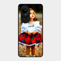 Doll Design Glossy Metal Case Cover For Oppo Reno 10 5G