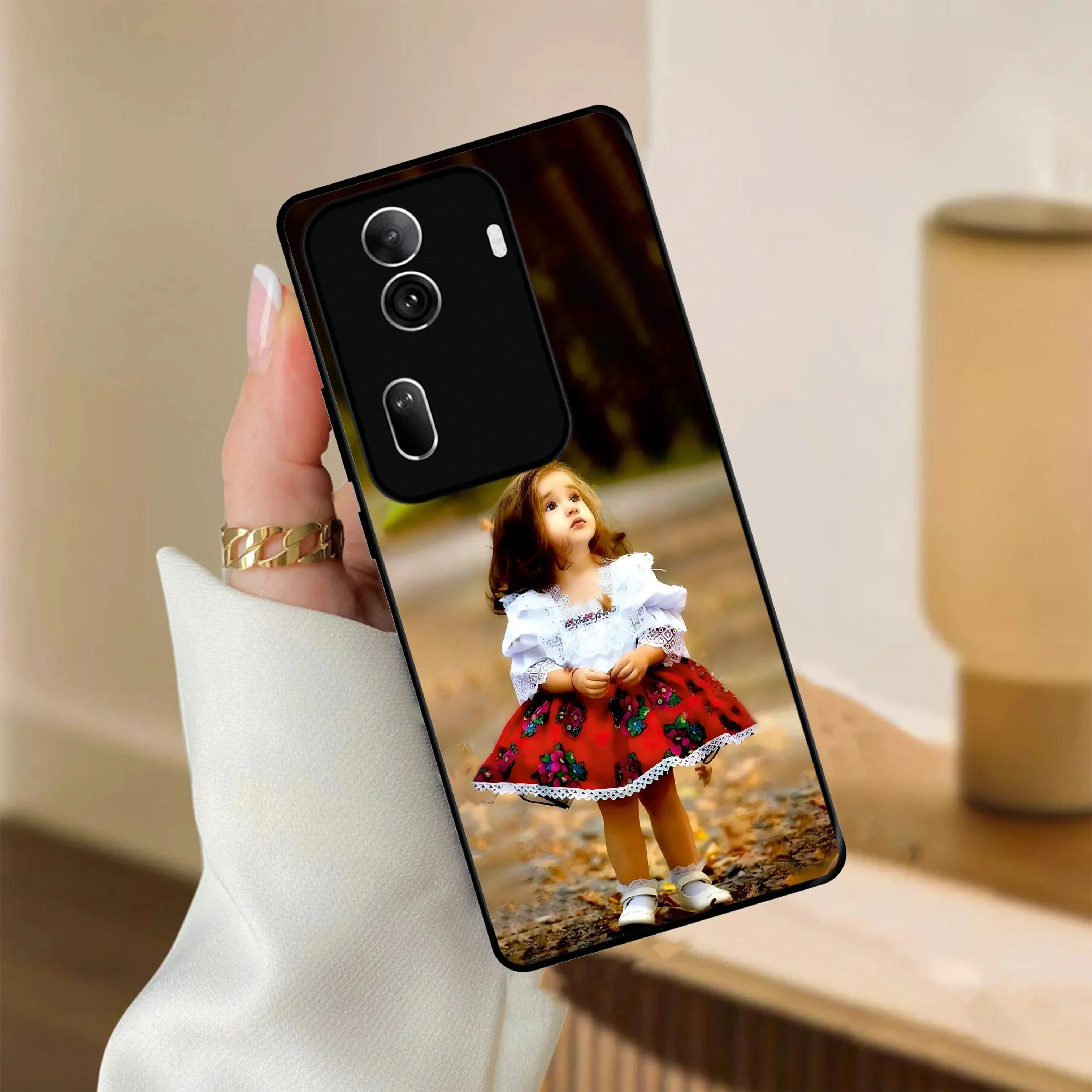 Doll Design Glossy Metal Case Cover For Oppo - ShopOnCliQ