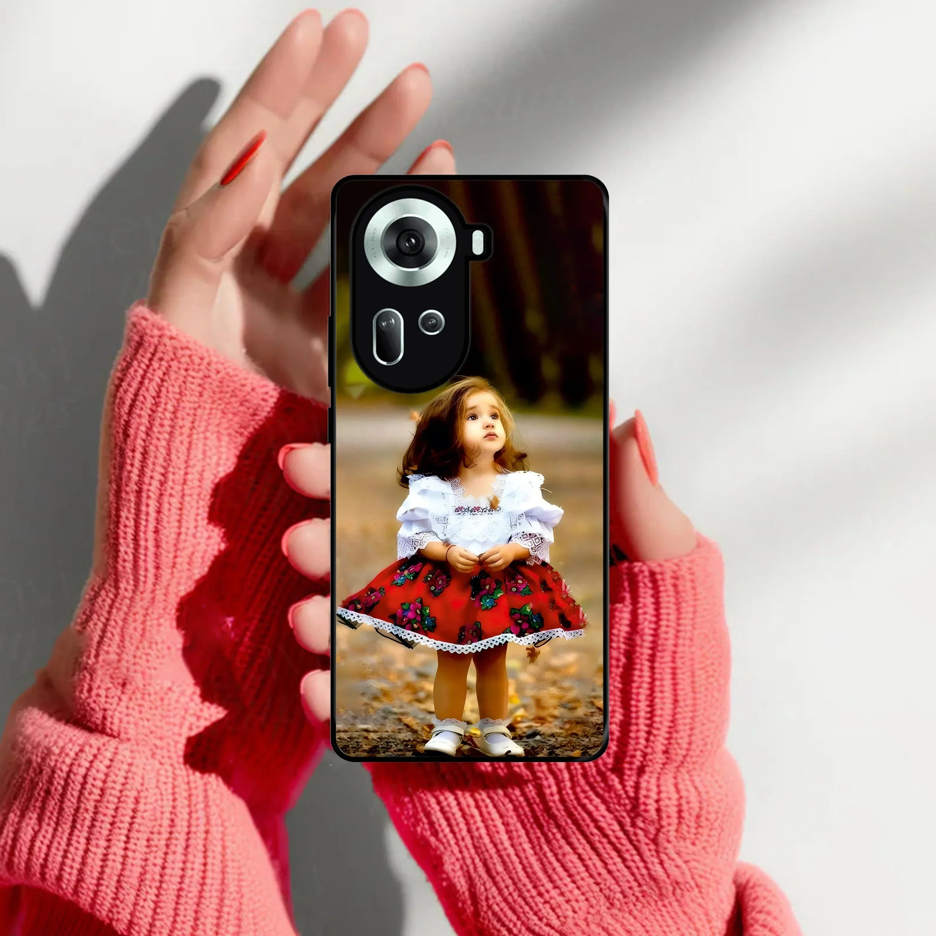Doll Design Glossy Metal Case Cover For Oppo - ShopOnCliQ