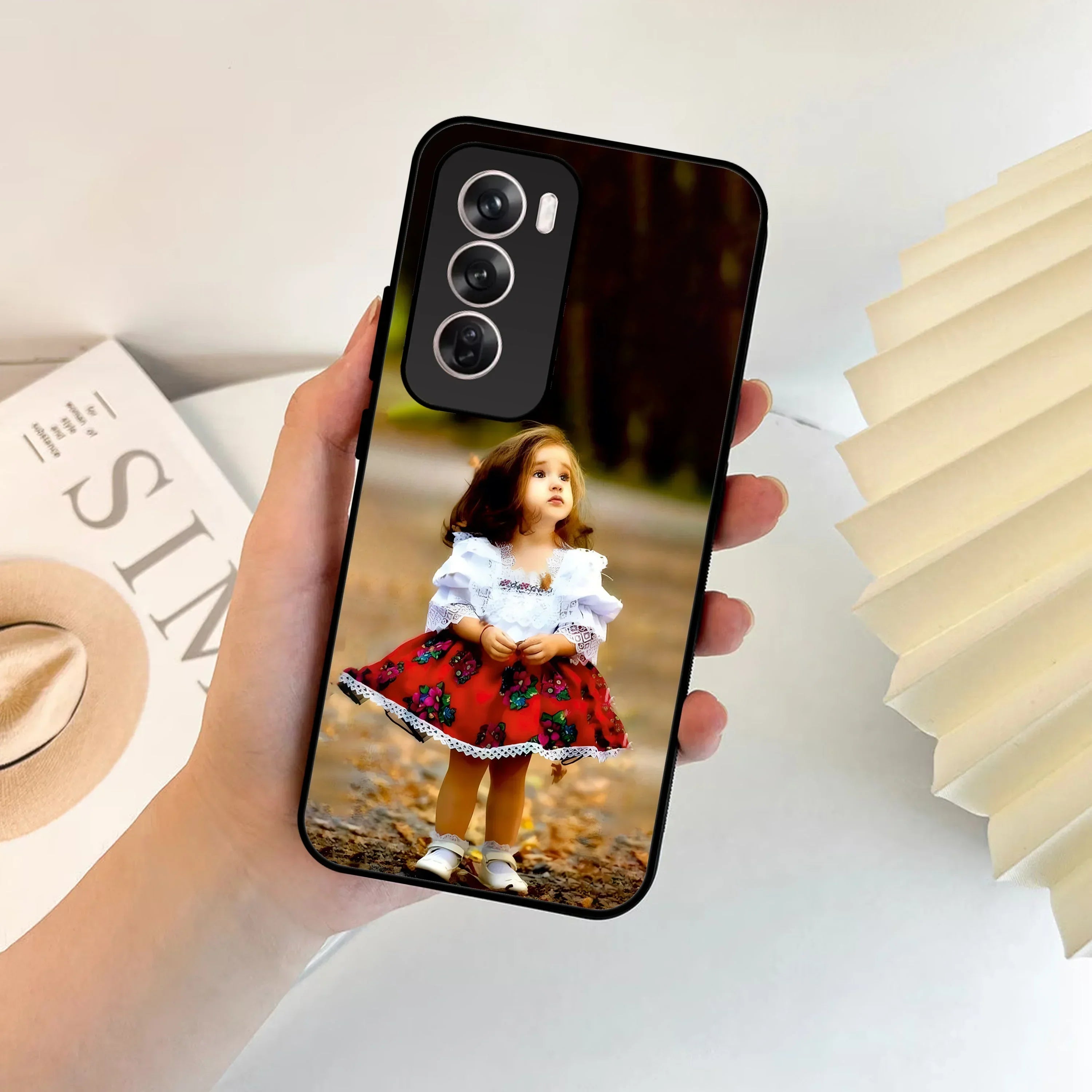 Doll Design Glossy Metal Case Cover For Oppo - ShopOnCliQ