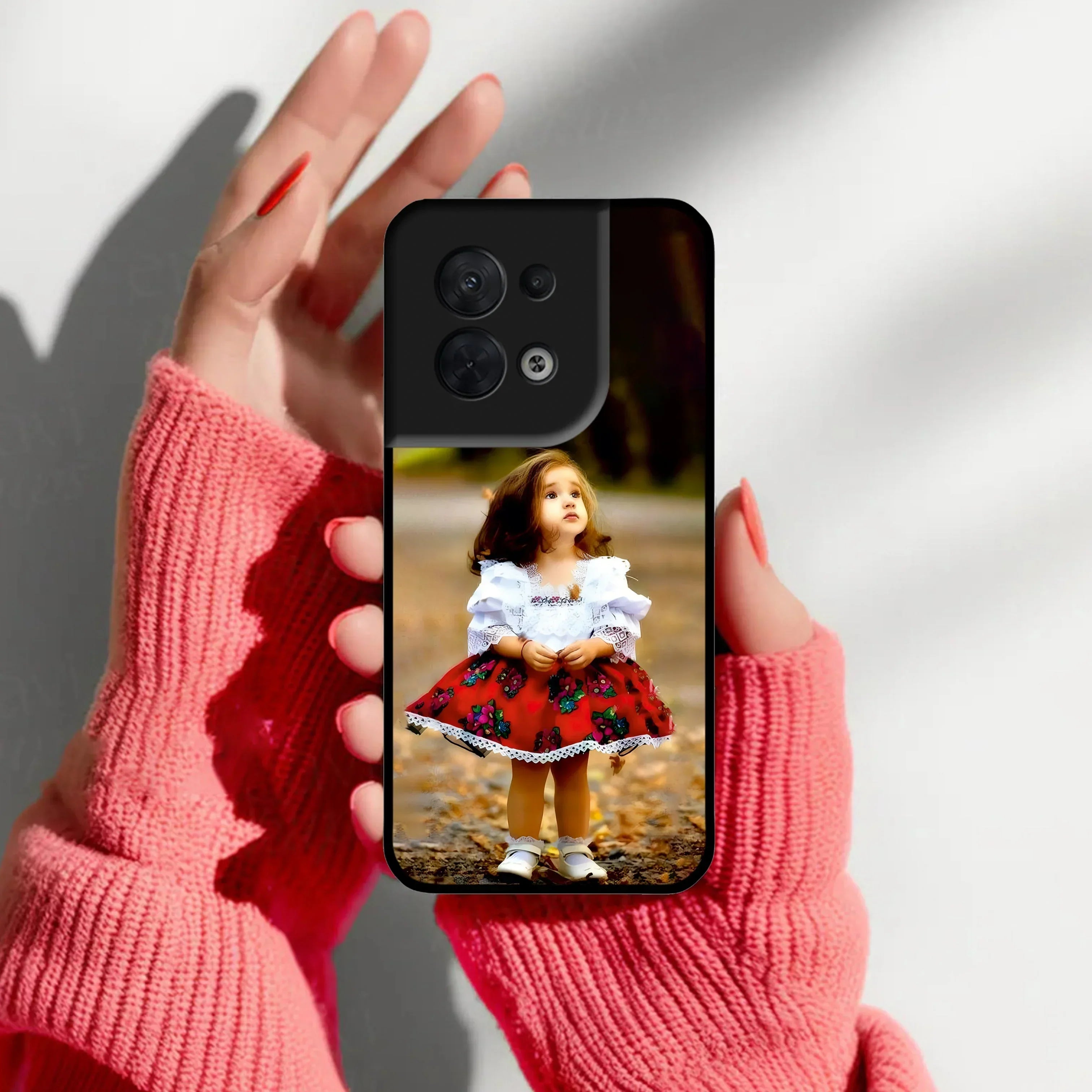 Doll Design Glossy Metal Case Cover For Oppo - ShopOnCliQ