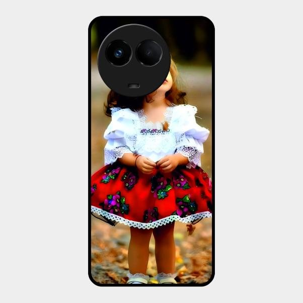 Doll Design Glossy Metal Case Cover For Realme 11 5G