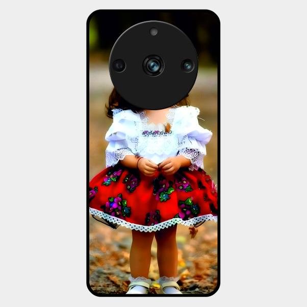 Doll Design Glossy Metal Case Cover For Realme 11 Pro Plus 5G