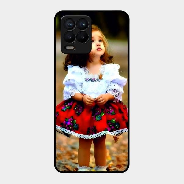 Doll Design Glossy Metal Case Cover For Realme 8 Pro