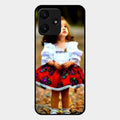 Doll Design Glossy Metal Case Cover For Redmi 12 5G