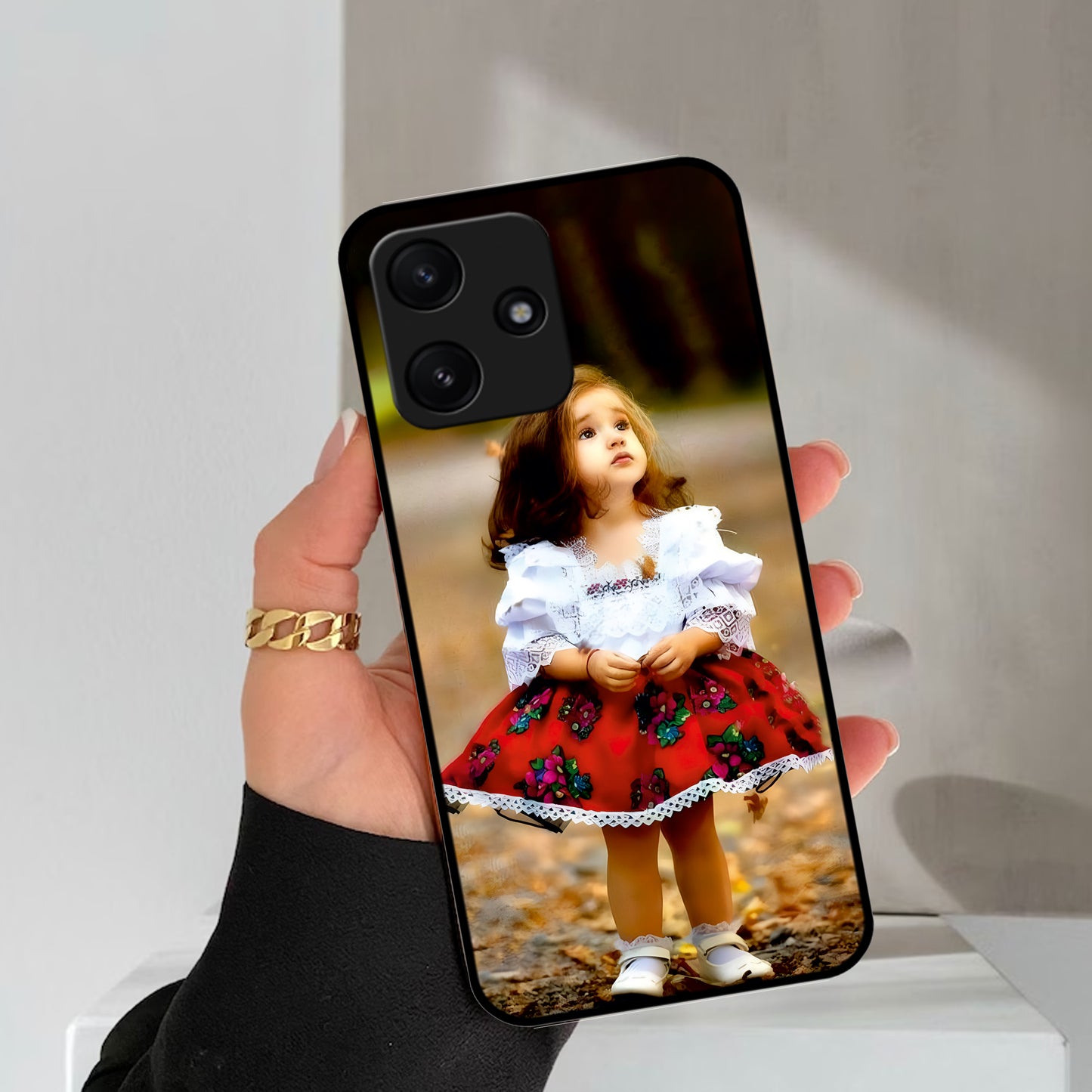 Doll Design Glossy Metal Case Cover For Poco
