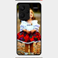 Doll Design Glossy Metal Case Cover For Redmi Note 13 Pro Plus 5G