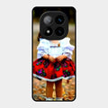 Doll Design Glossy Metal Case Cover For Redmi Note 14 Pro Plus 5G