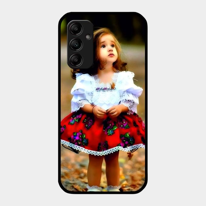 Doll Design Glossy Metal Case Cover For Samsung Galaxy A14 5G